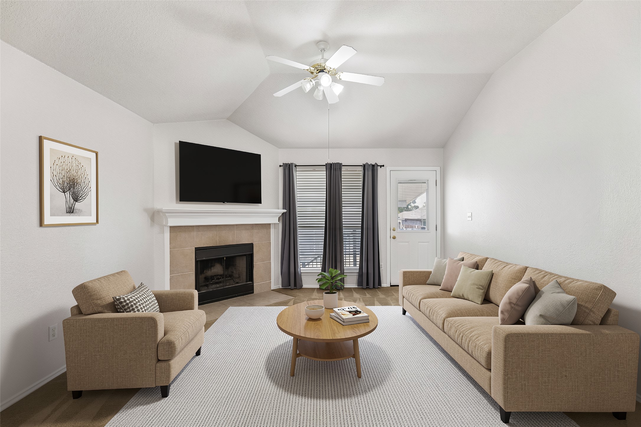 104 Cavalry Trail Elgin, TX 78621 - Photo 4 of 26 Virtually staged living room