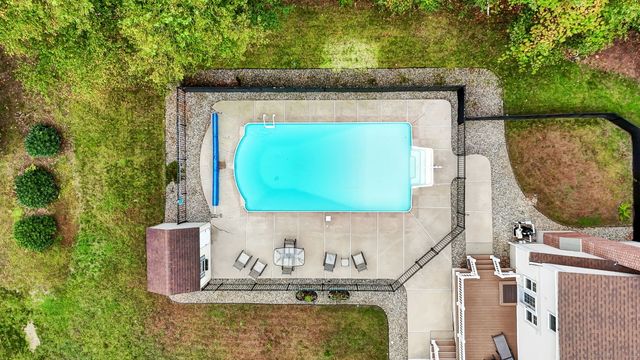 a close view of fireplace