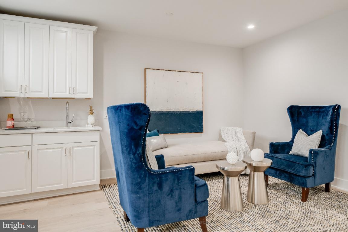 1720 37th Street Northwest Washington, DC 20007 - Photo 39 of 47 Level 4 Family /Living room with wet bar