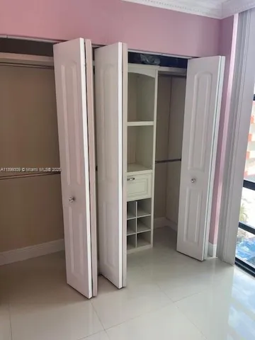 a view of closet area