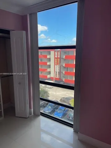 a view of an entryway door