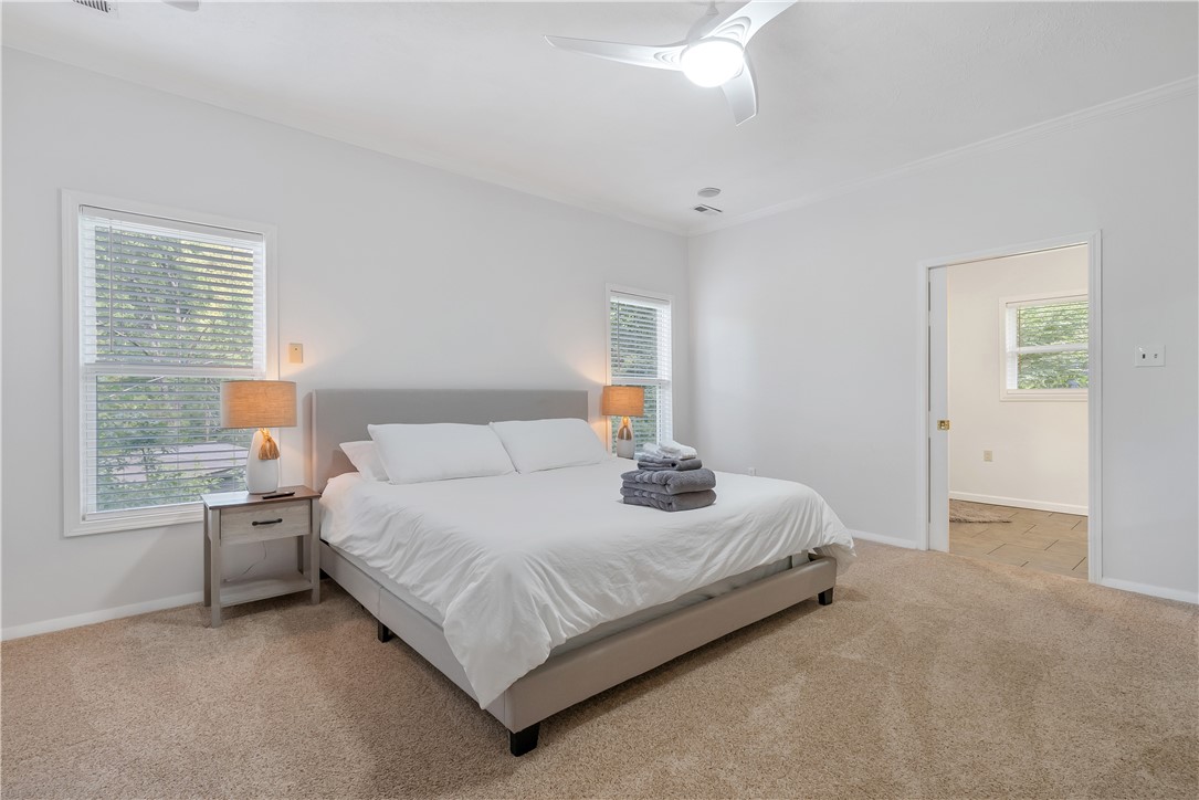 304 Whitewater Lake Road Tamassee, SC 29686 - Photo 18 of 36 main floor primary bedroom