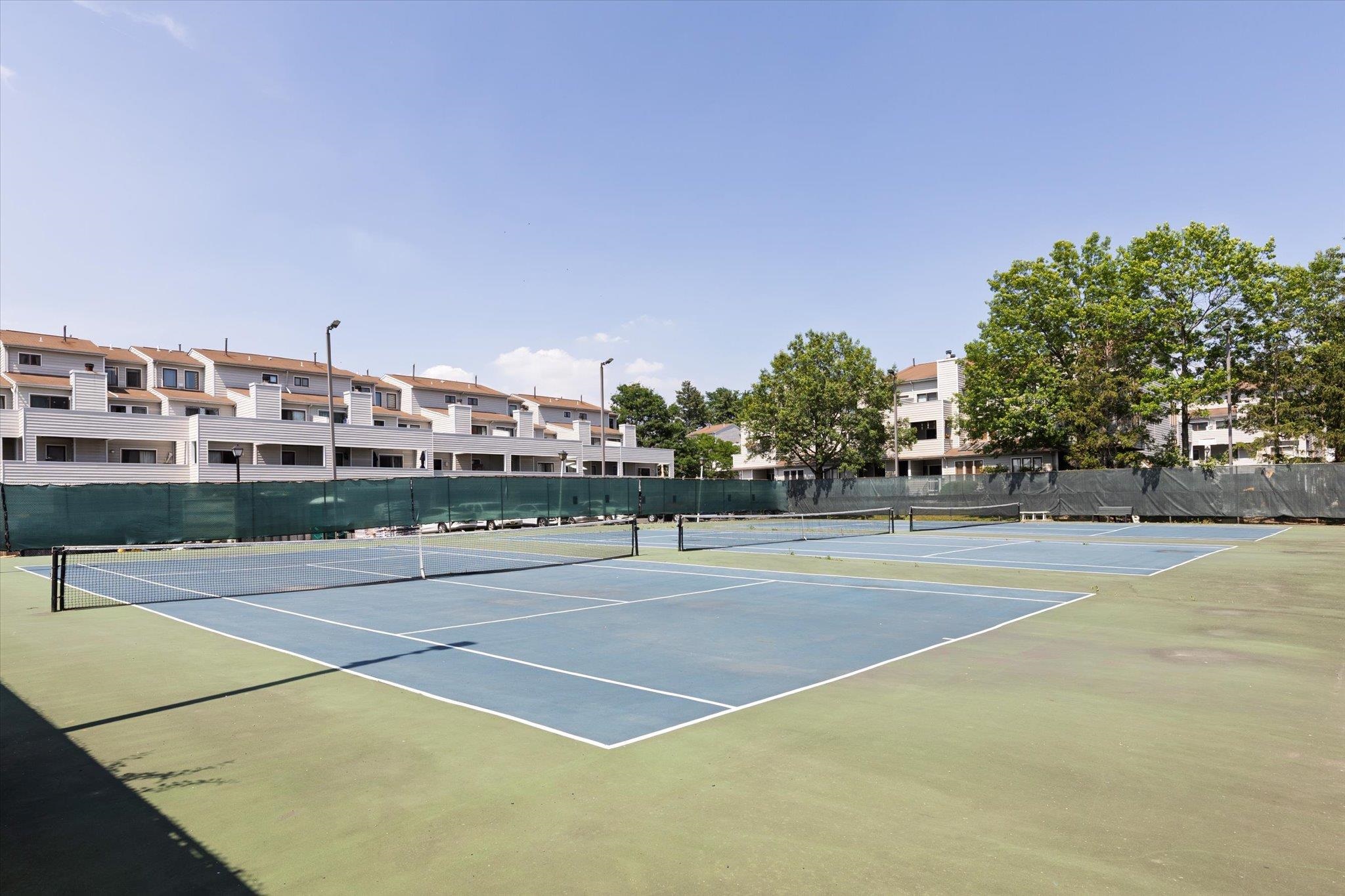 1705 Harmon Cove Tower, Unit 1705 Secaucus, NJ 07094 - Photo 38 of 49 a view of a tennis court
