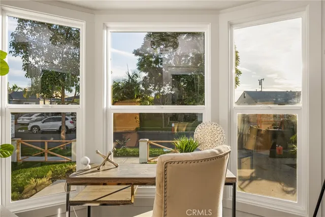 a view of a door front of house