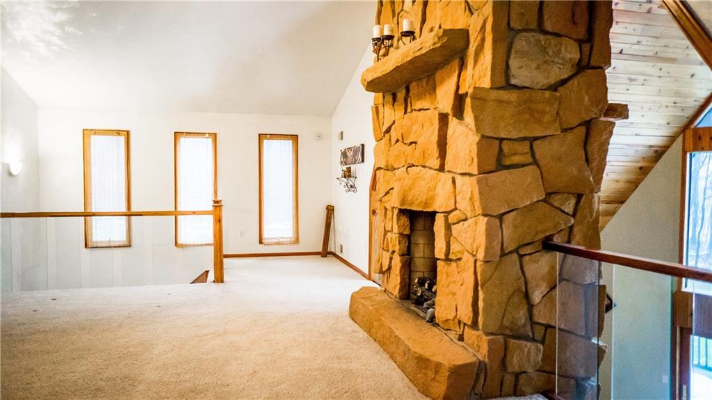 190 Sasse Road Cabot, PA 16023 - Photo 16 of 25 30x10 Additional Room With Second Story Fire Place
