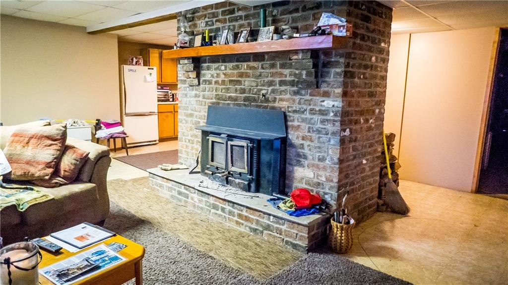 190 Sasse Road Cabot, PA 16023 - Photo 22 of 25 Exceptional Lower Level Fire Place
