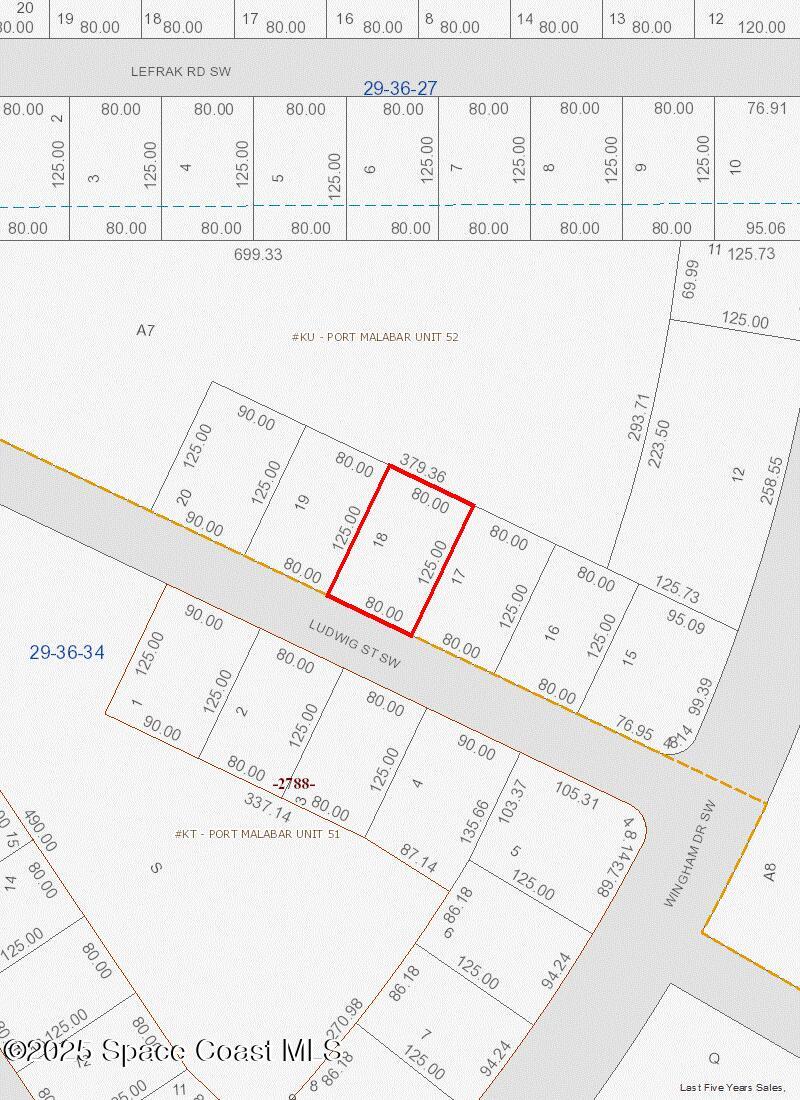 1225 Ludwig Street Southwest Melbourne, FL 32904 - Photo 2 of 2 street map