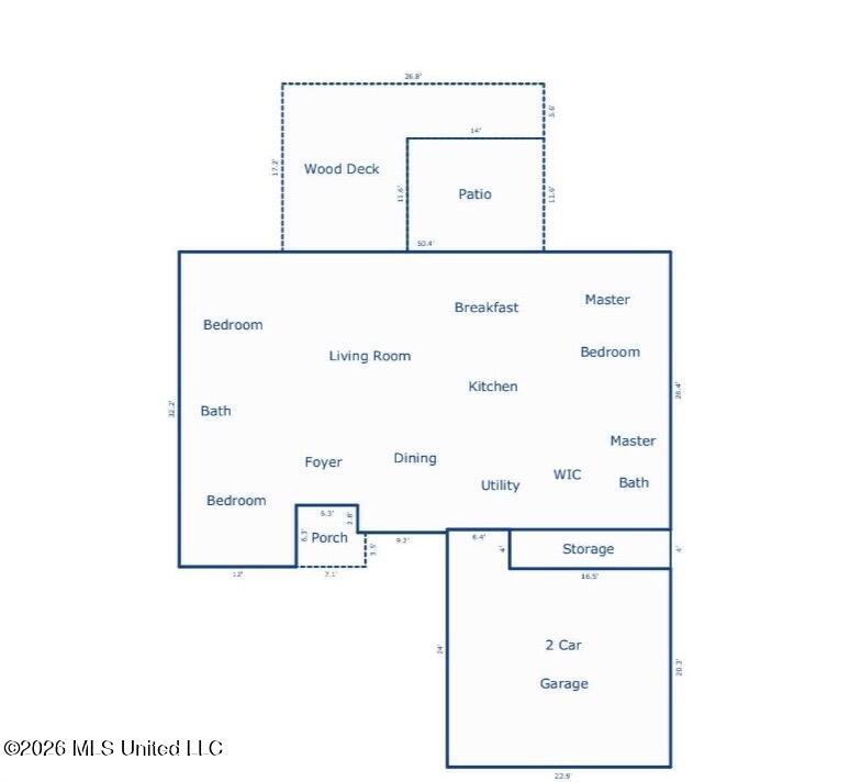 735 Prominence Drive Brandon, MS 39047 - Photo 13 of 14 Floor Layout
