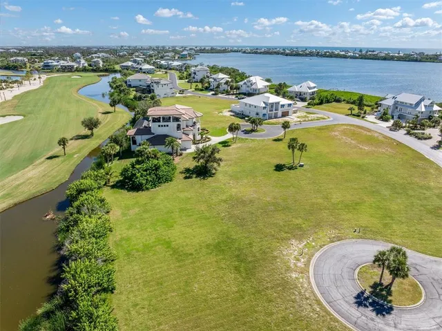 a view of a lake with a ocean view