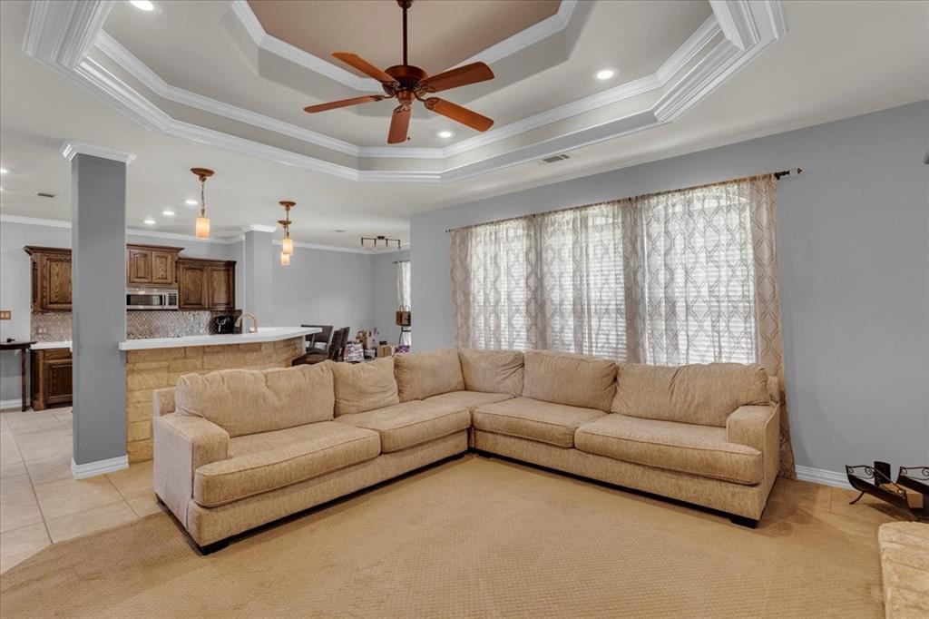 3707 Sumner Court Sherman, TX 75090 - Photo 14 of 34 a living room with furniture and a large window