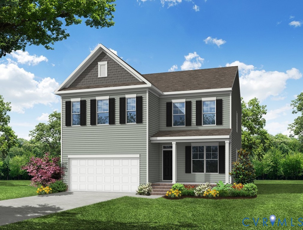 This home is to be built. The photo represents the