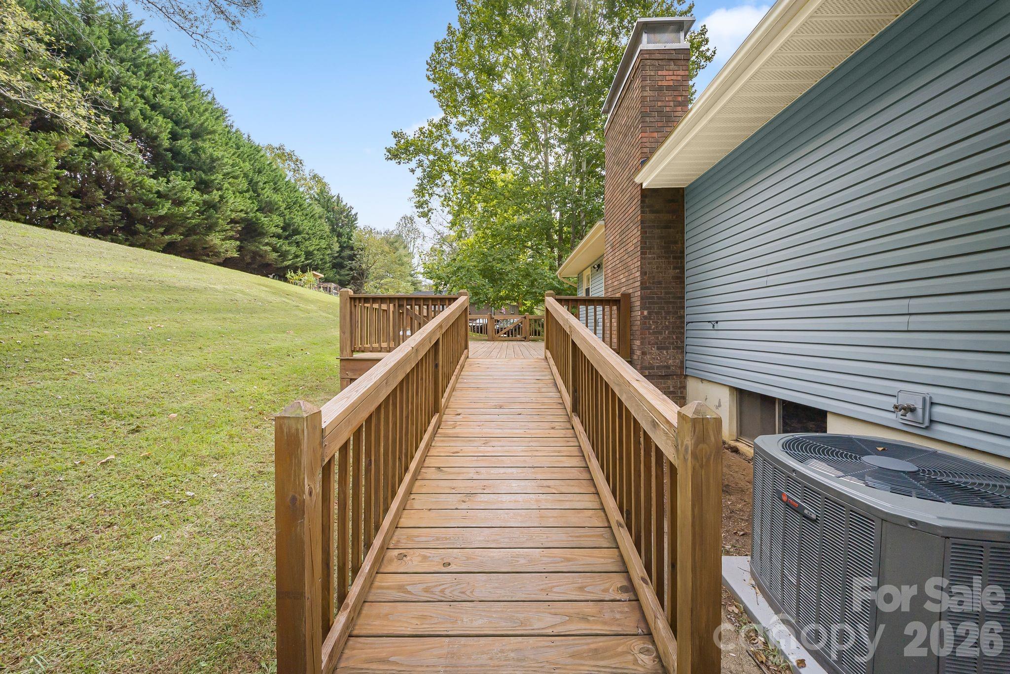 16 Sun Valley Court Alexander, NC 28701 - Photo 14 of 47 a view of balcony with staircase