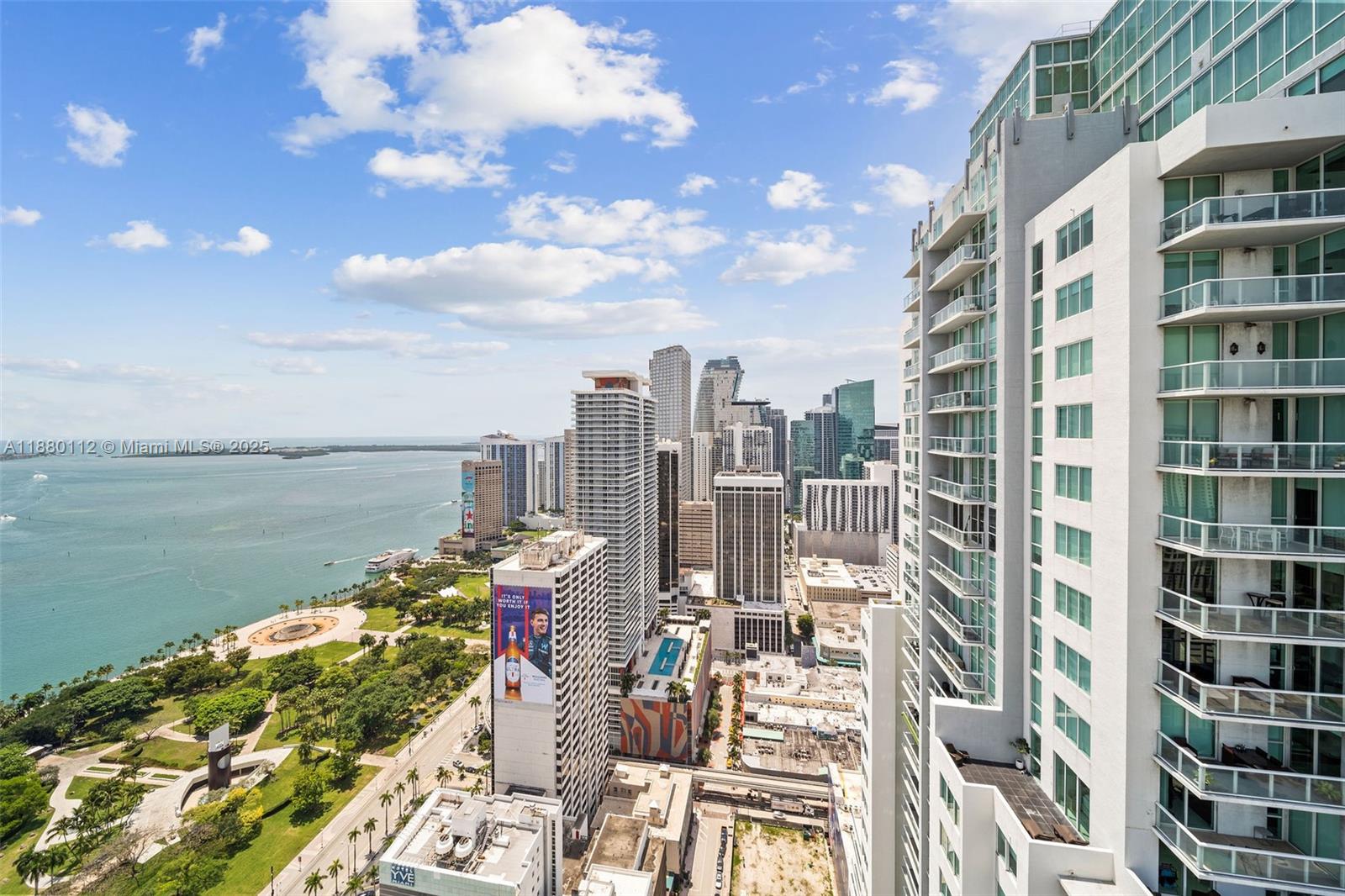 244 Biscayne Boulevard, Unit 4608 Miami, FL 33132 - Photo 13 of 45 a view of a city with tall buildings