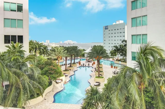 a view of a hallway with elevator