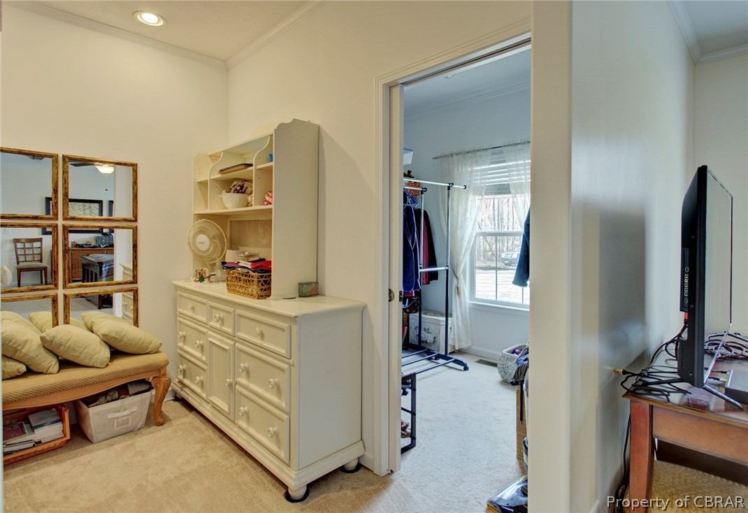 1496 Elsom Mascot Road Mattaponi, VA 23110 - Photo 18 of 33 a room with furniture a air conditioner vent and a window