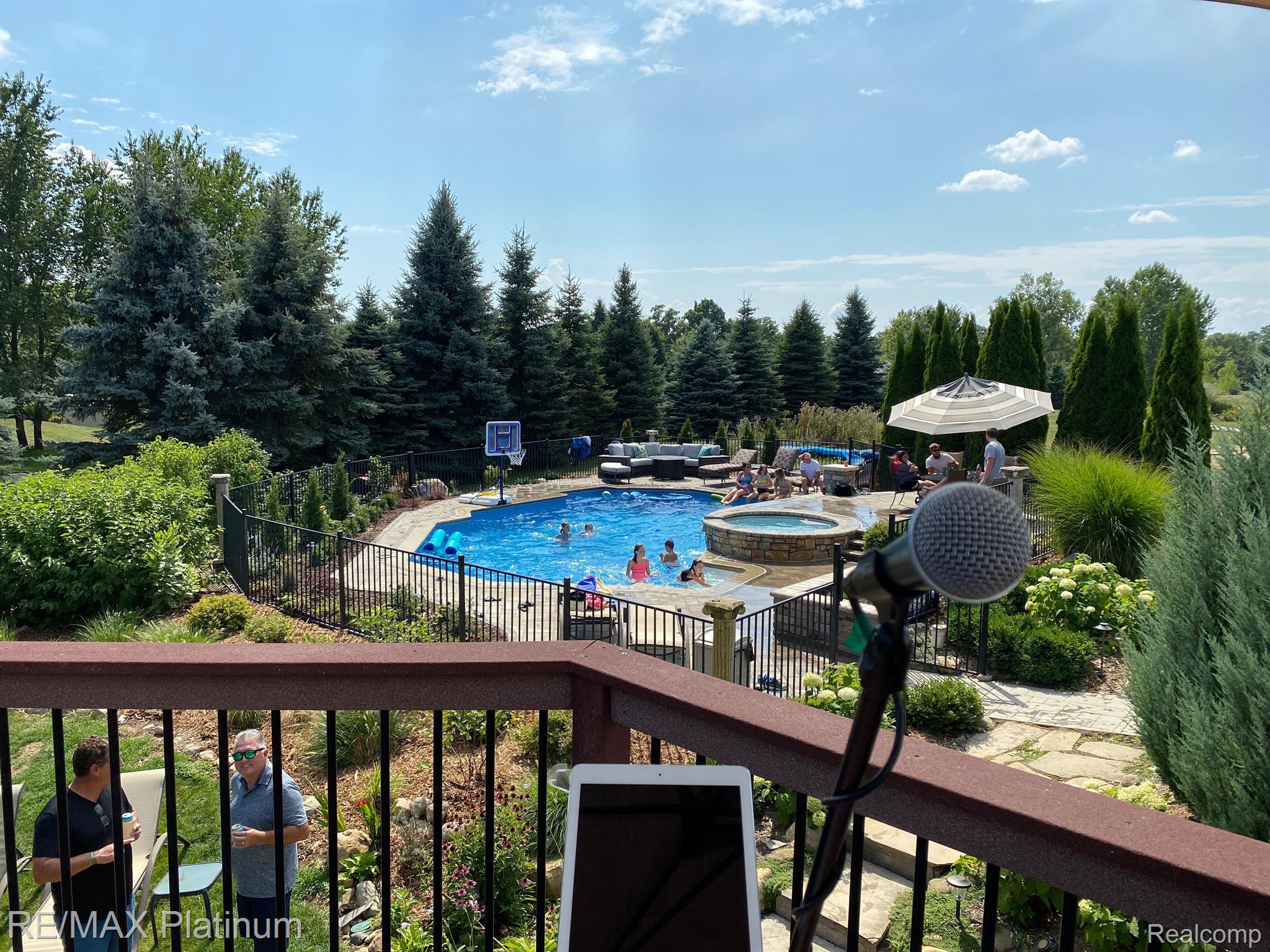 1112 Thorn Ridge Drive Howell, MI 48843 - Photo 26 of 30 View of Pool From Deck