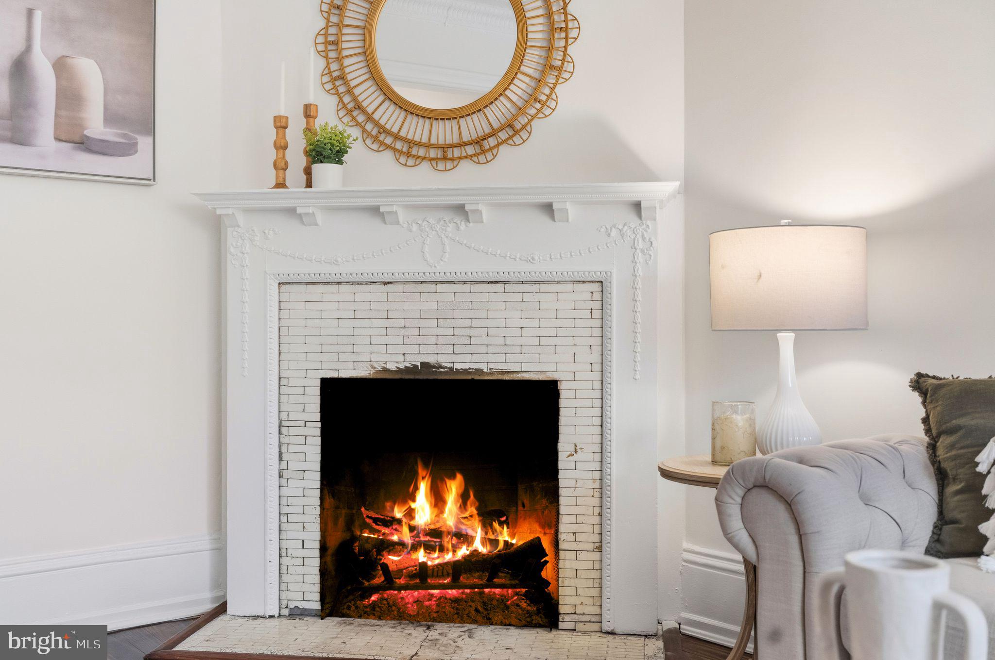 3066 Q Street Northwest Washington, DC 20007 - Photo 11 of 56 Wood Burning Fireplace