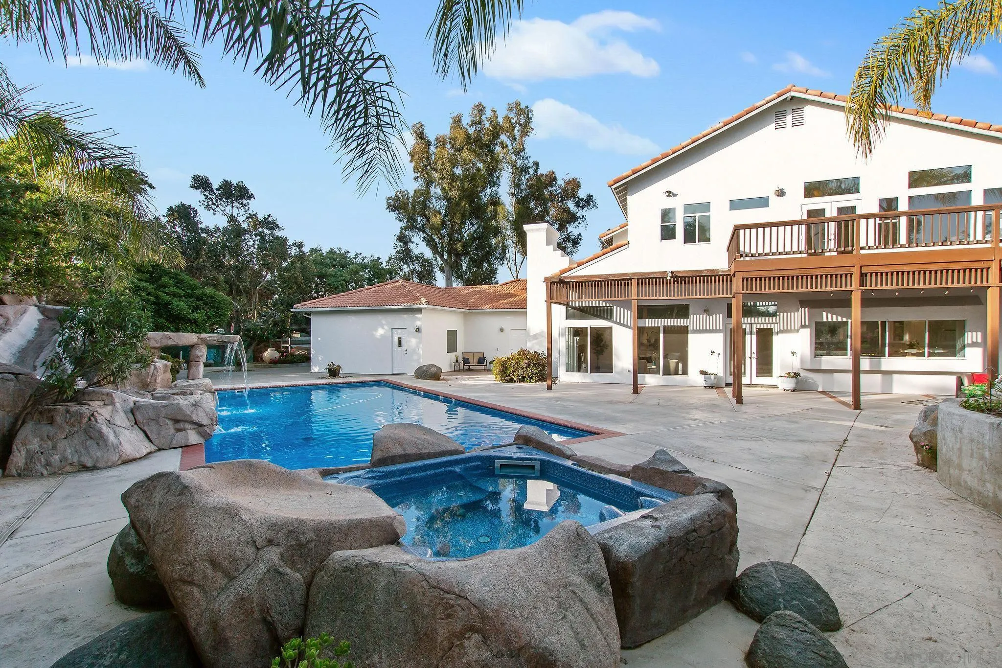 1623 Dewitt Estates Road Alpine, CA 91901 - Photo 35 of 53 a view of house with swimming pool and sitting area