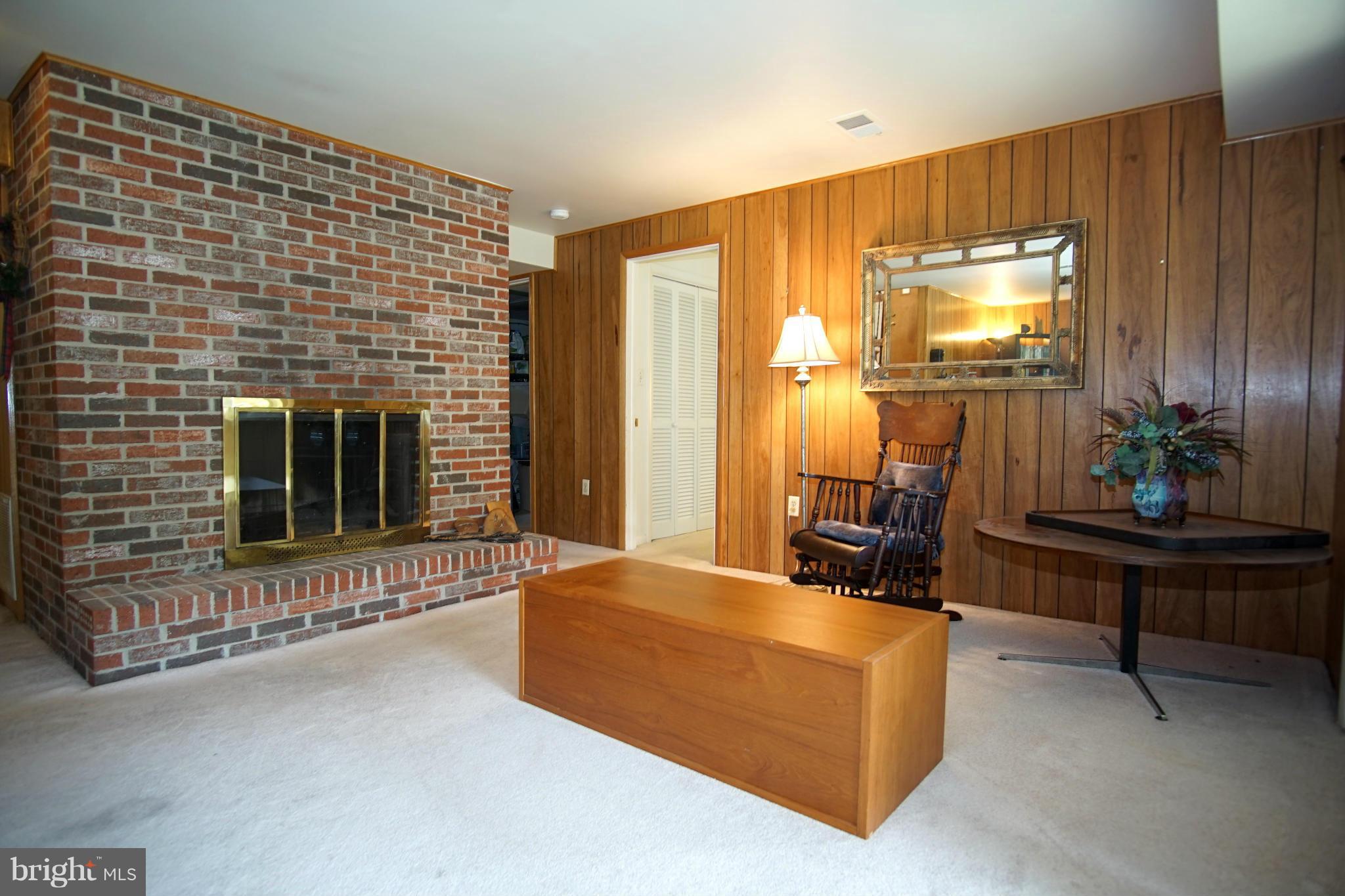 30 Goldstein Road Prince Frederick, MD 20678 - Photo 14 of 30 Owner's Sitting Room with Brick Fireplace