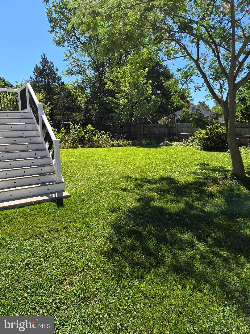 4812 Topping Road Rockville, MD 20852 - Photo 20 of 22 Deck Stairs to Yard