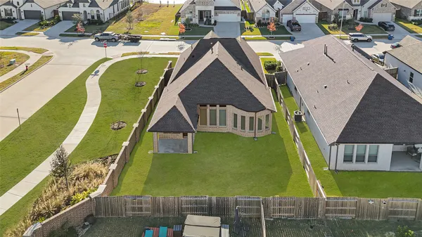 a view of houses with outdoor space