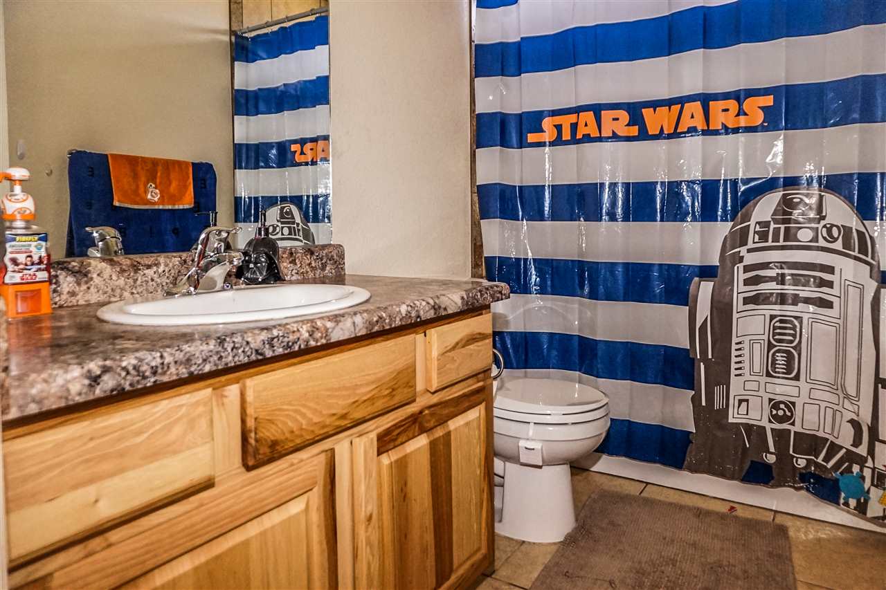 1860 Golden Ranch Road Fruita, CO 81521 - Photo 17 of 27 a bathroom with a sink a toilet and a mirror