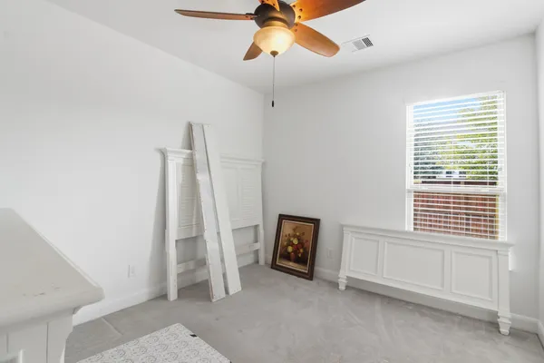a view of a livingroom with a staircase