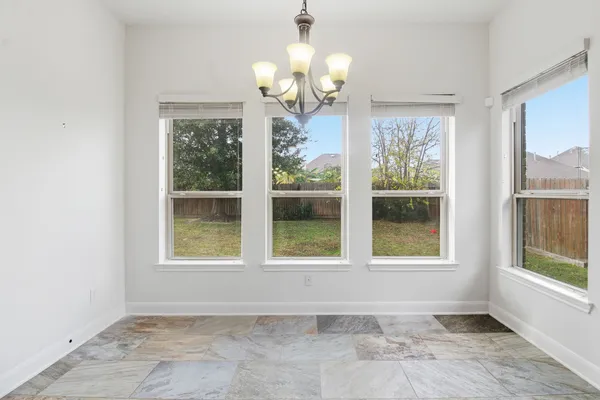 a view of an entryway with a window