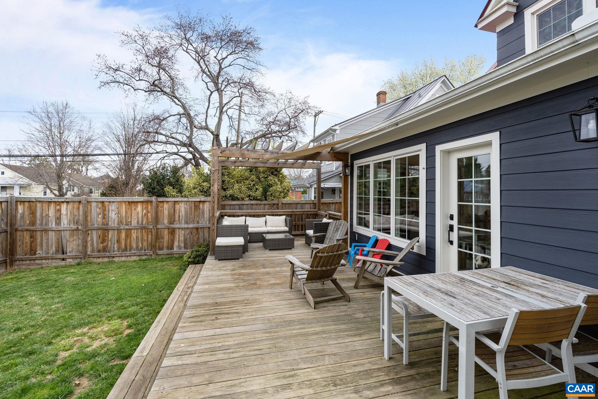 1105 Avon Street Charlottesville, VA 22902 - Photo 45 of 51 a house view with a seating space and garden