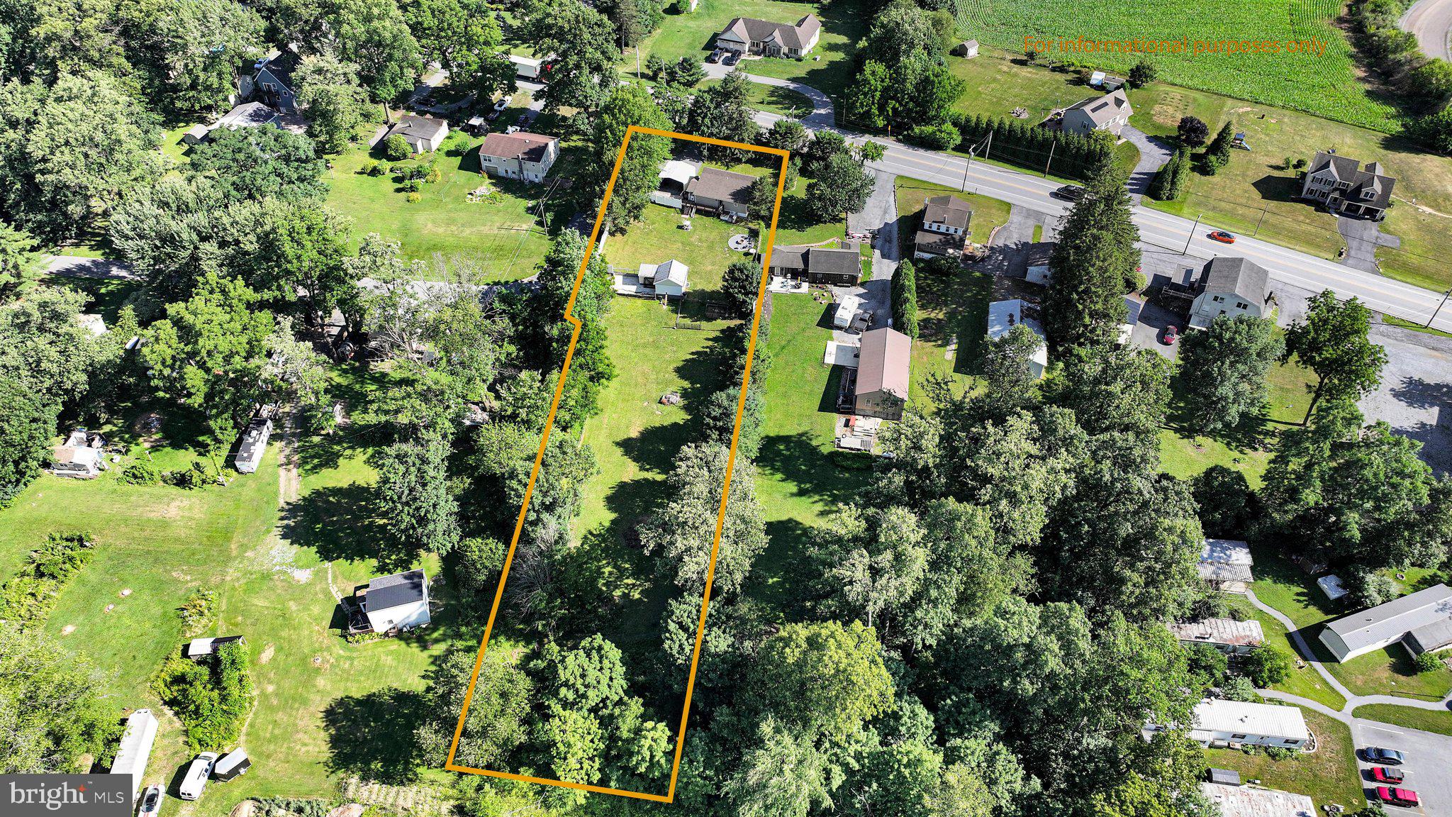 403 West 28th Division Highway Lititz, PA 17543 - Photo 4 of 36 1 acre lot - Aerial View w/Approx. Property Lines