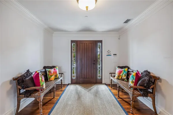 a bedroom with furniture and a couch