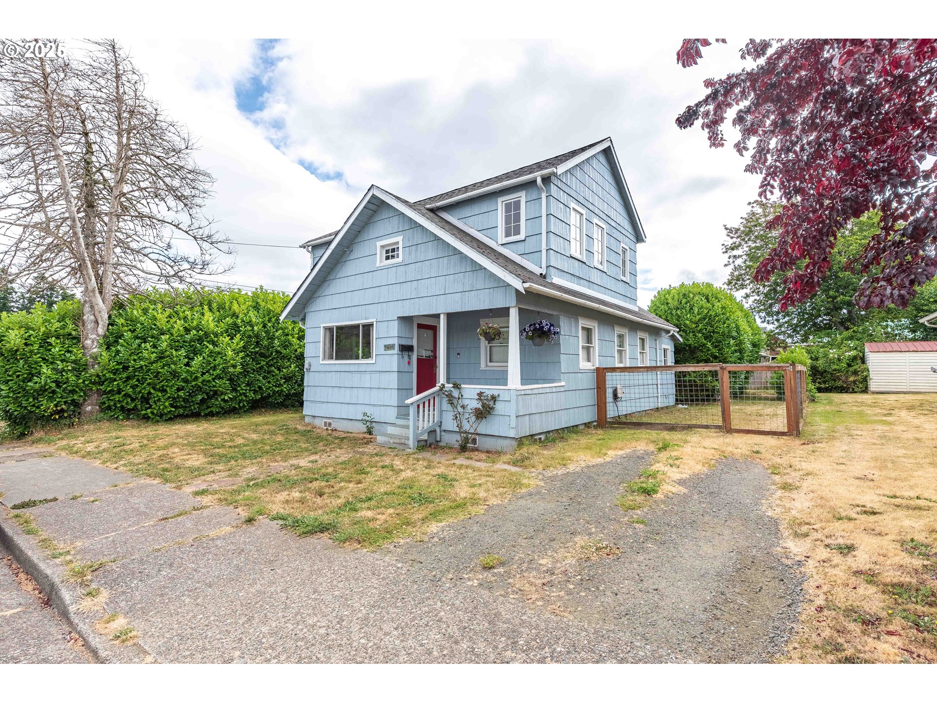 3236 Sheridan Avenue North Bend, OR 97459 - Photo 1 of 20 a view of a house with a big yard and large tree