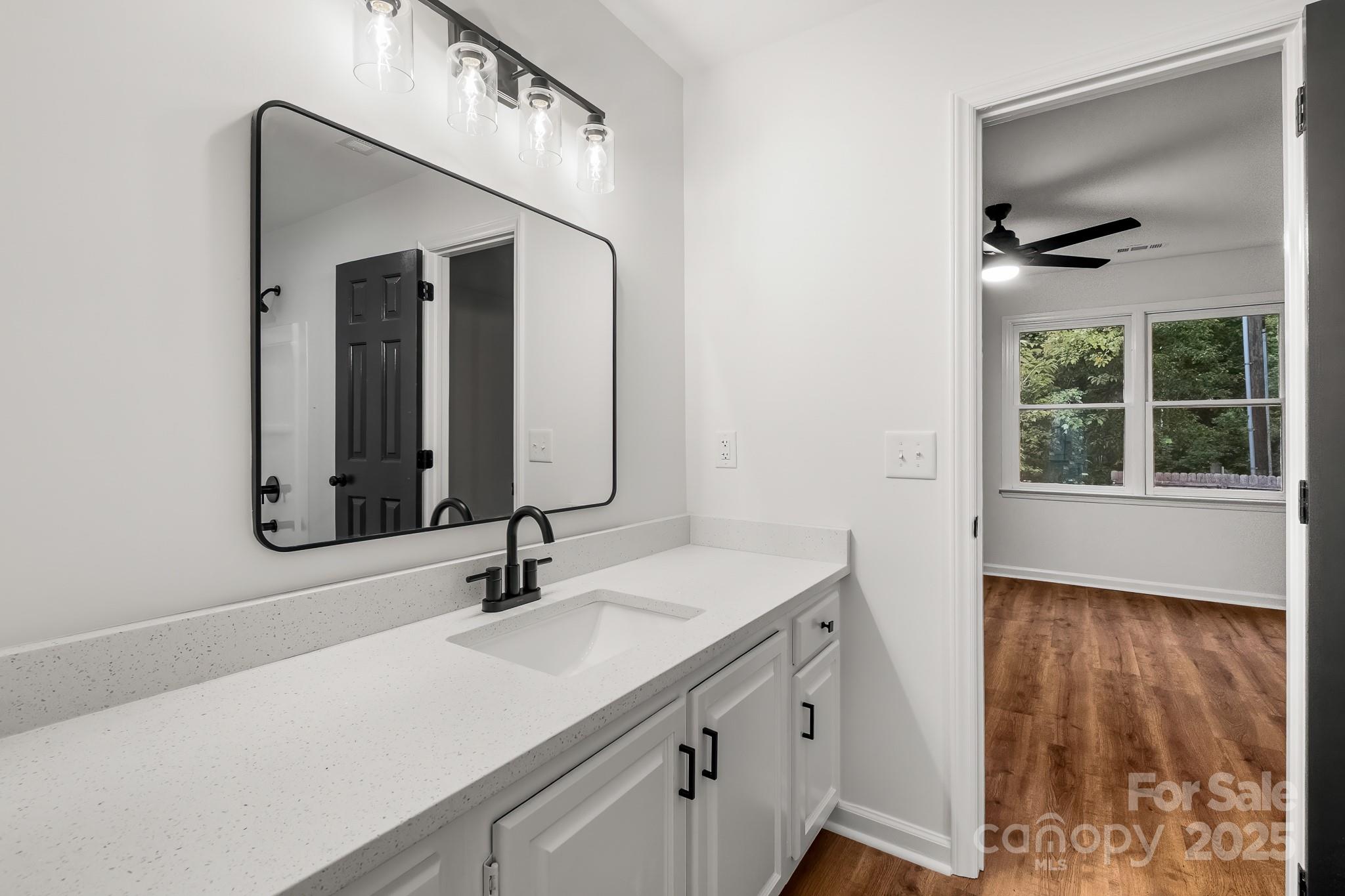 101 Banks Ridge Road Fort Mill, SC 29715 - Photo 18 of 34 a bathroom with a sink and a mirror