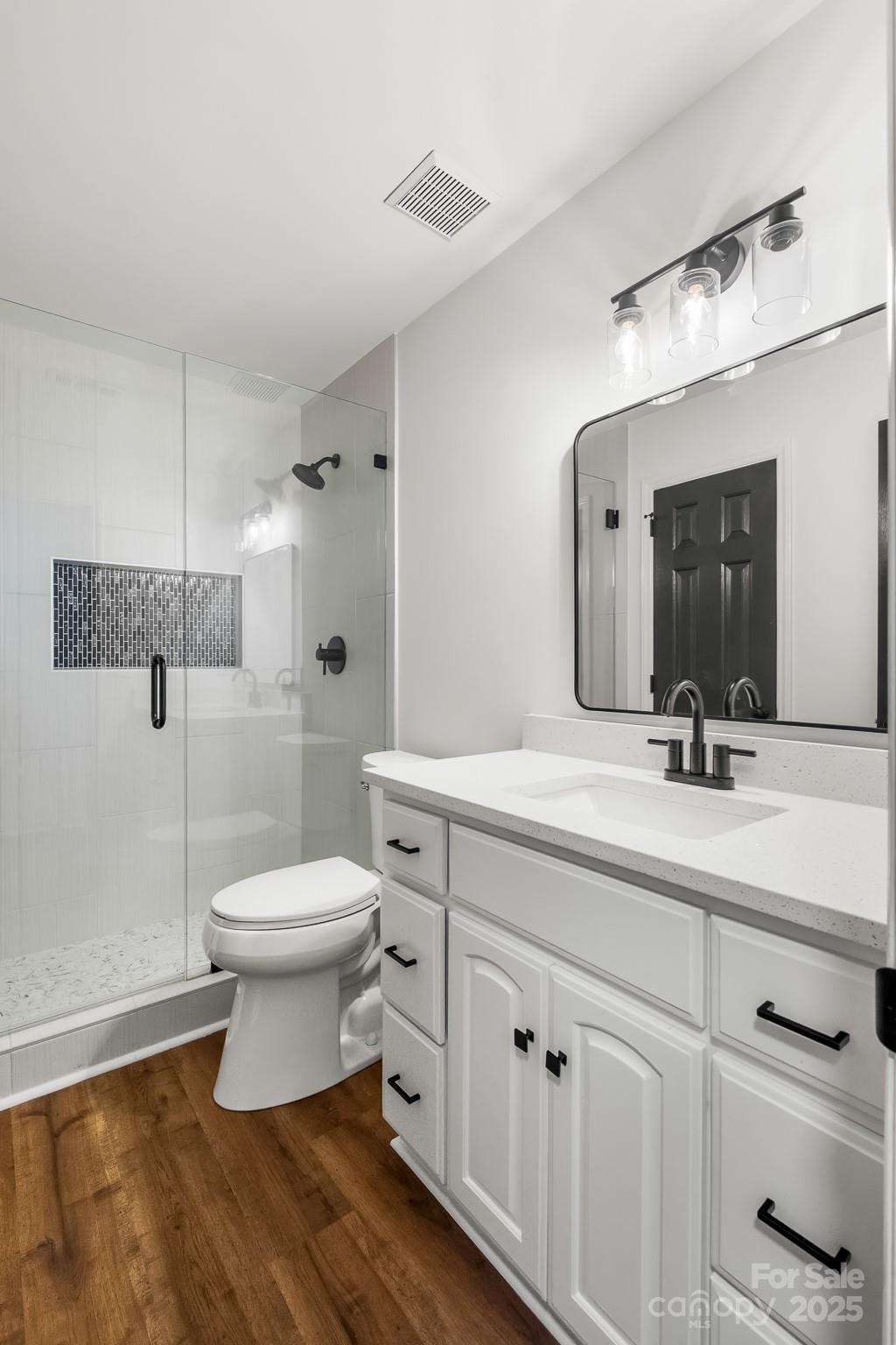 101 Banks Ridge Road Fort Mill, SC 29715 - Photo 10 of 34 a bathroom with a sink a toilet and a mirror