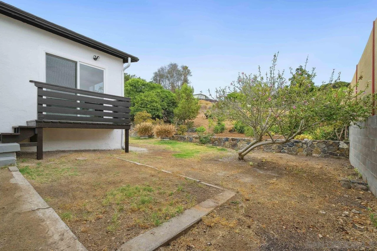 4741 Maple Avenue La Mesa, CA 91942 - Photo 28 of 34 a view of a backyard with sitting area