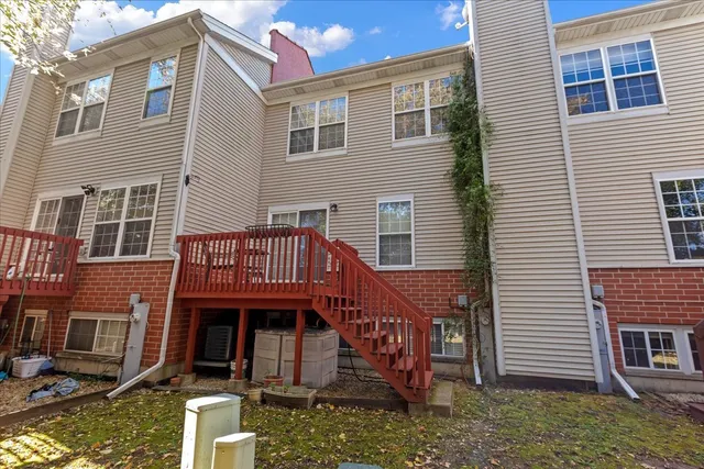 a view of a house with a balcony