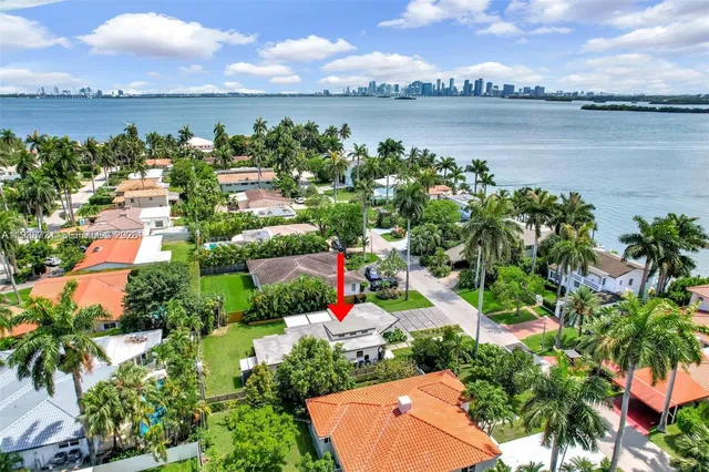 a view of a city with lake view