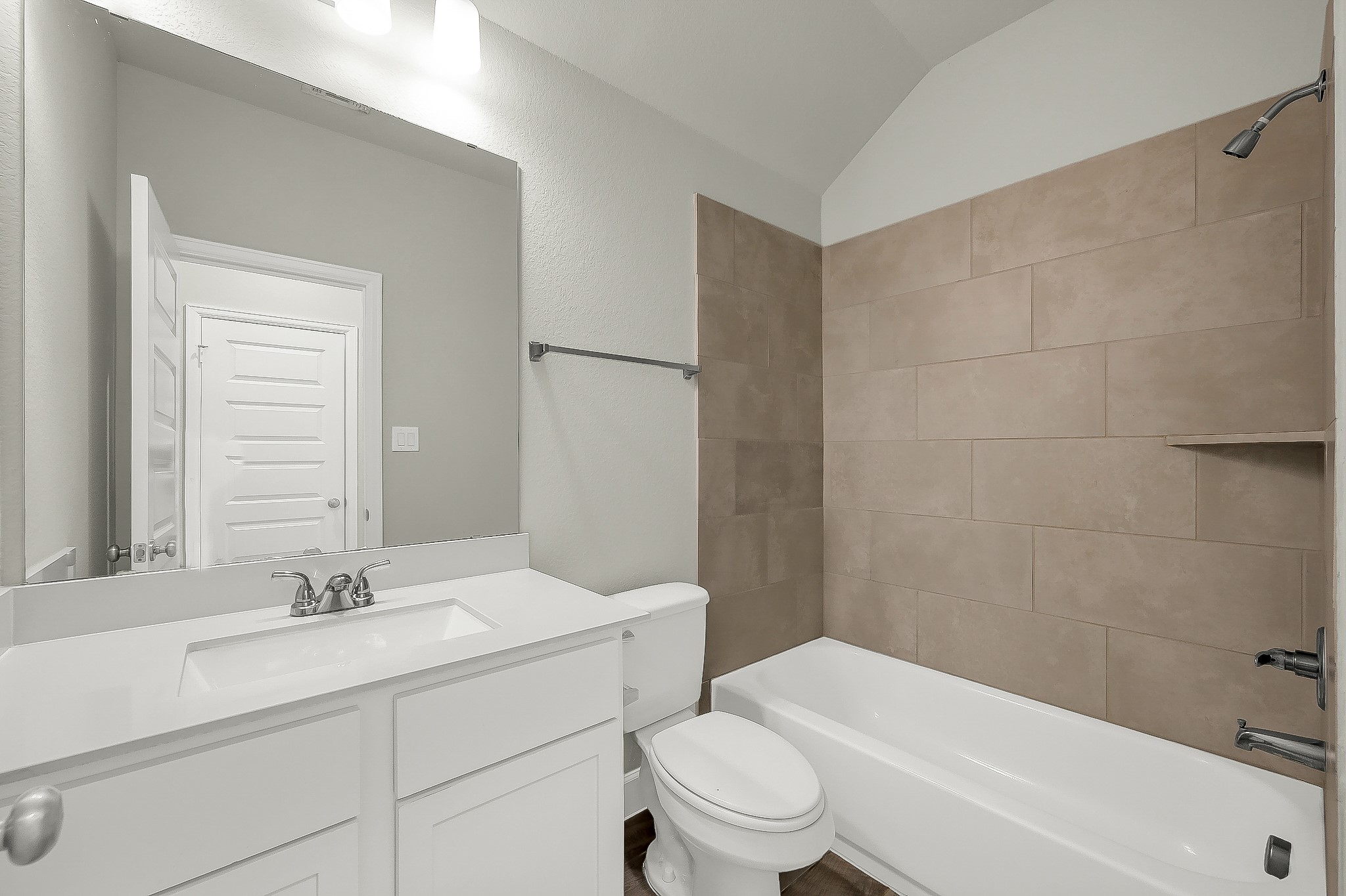 328 Rise Lane Montgomery, TX 77316 - Photo 36 of 49 a bathroom with a sink a toilet and shower