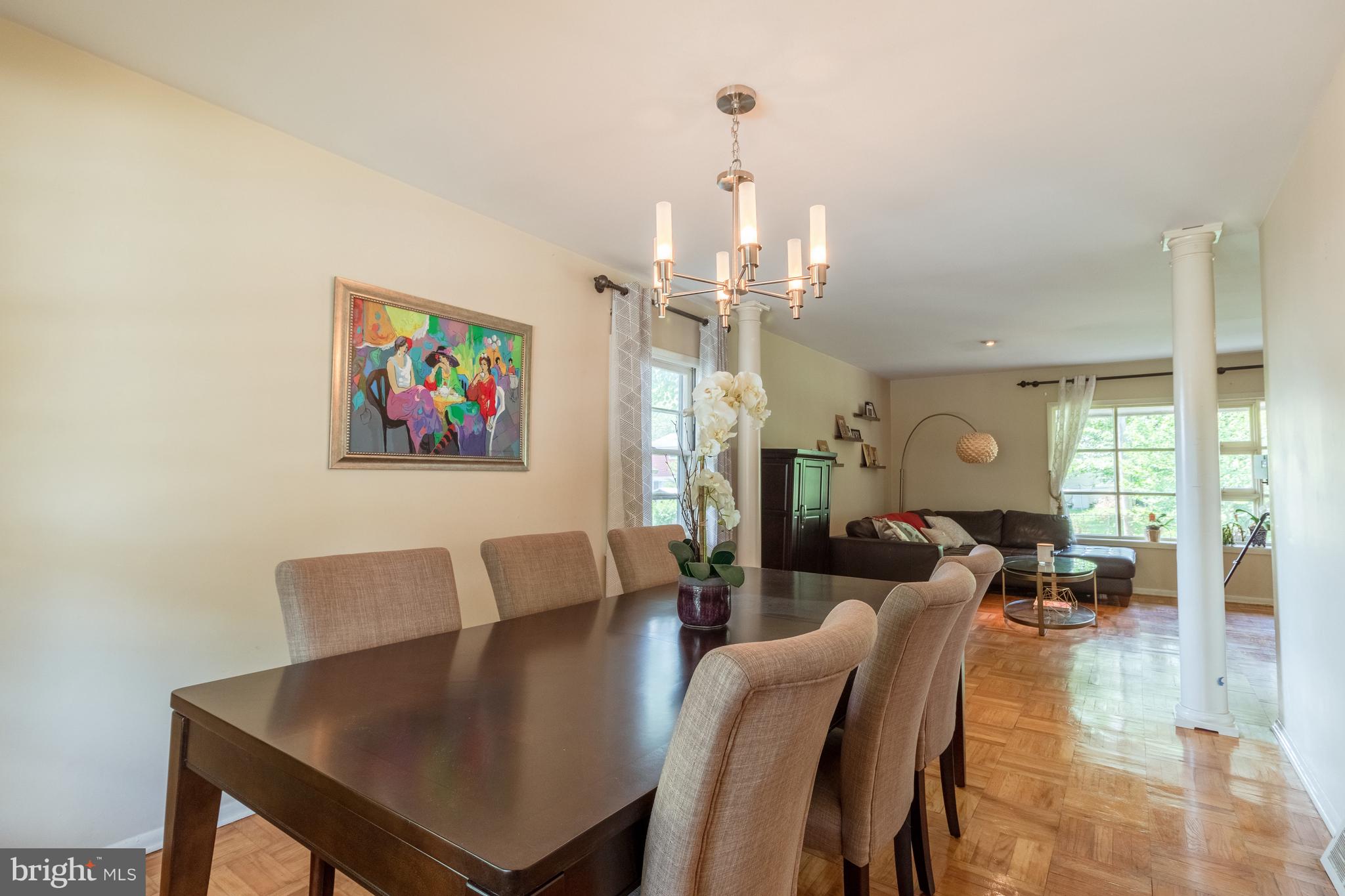 Formal dining room off the living room