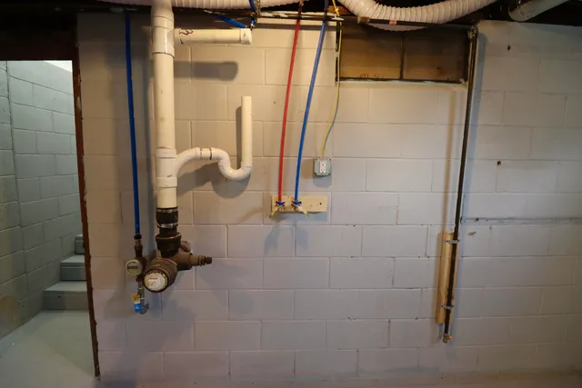 a house with trees in front of it