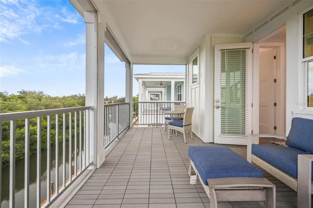 a outdoor space with furniture
