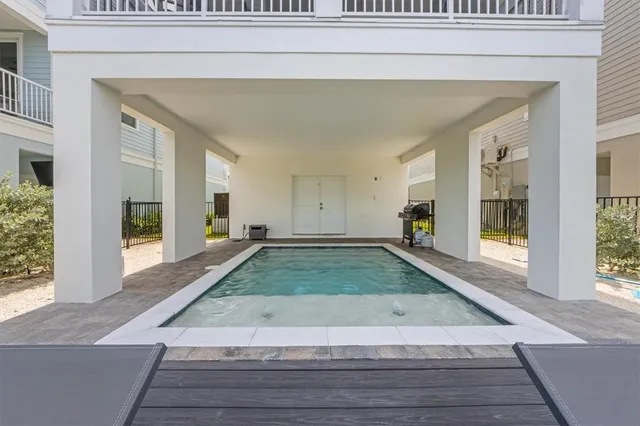 view of a living room and wooden floor