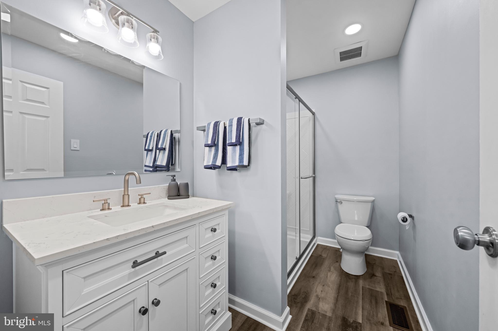 12 Apple Way Marlton, NJ 08053 - Photo 27 of 47 a bathroom with a sink toilet and shower