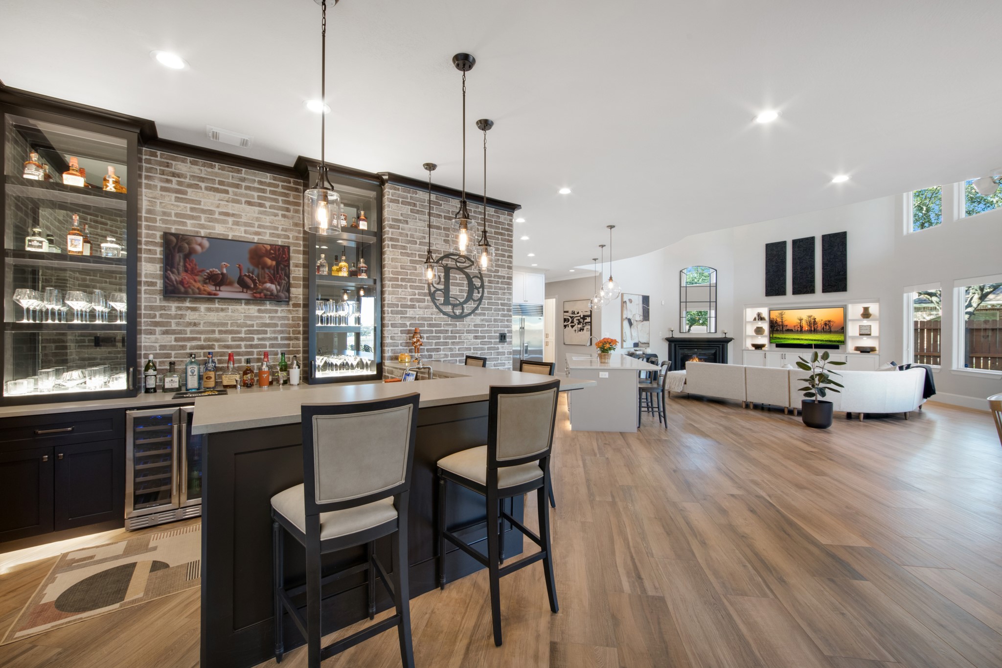 15702 Knauff Ranch Court Cypress, TX 77429 - Photo 11 of 50 a large kitchen with a table and chairs