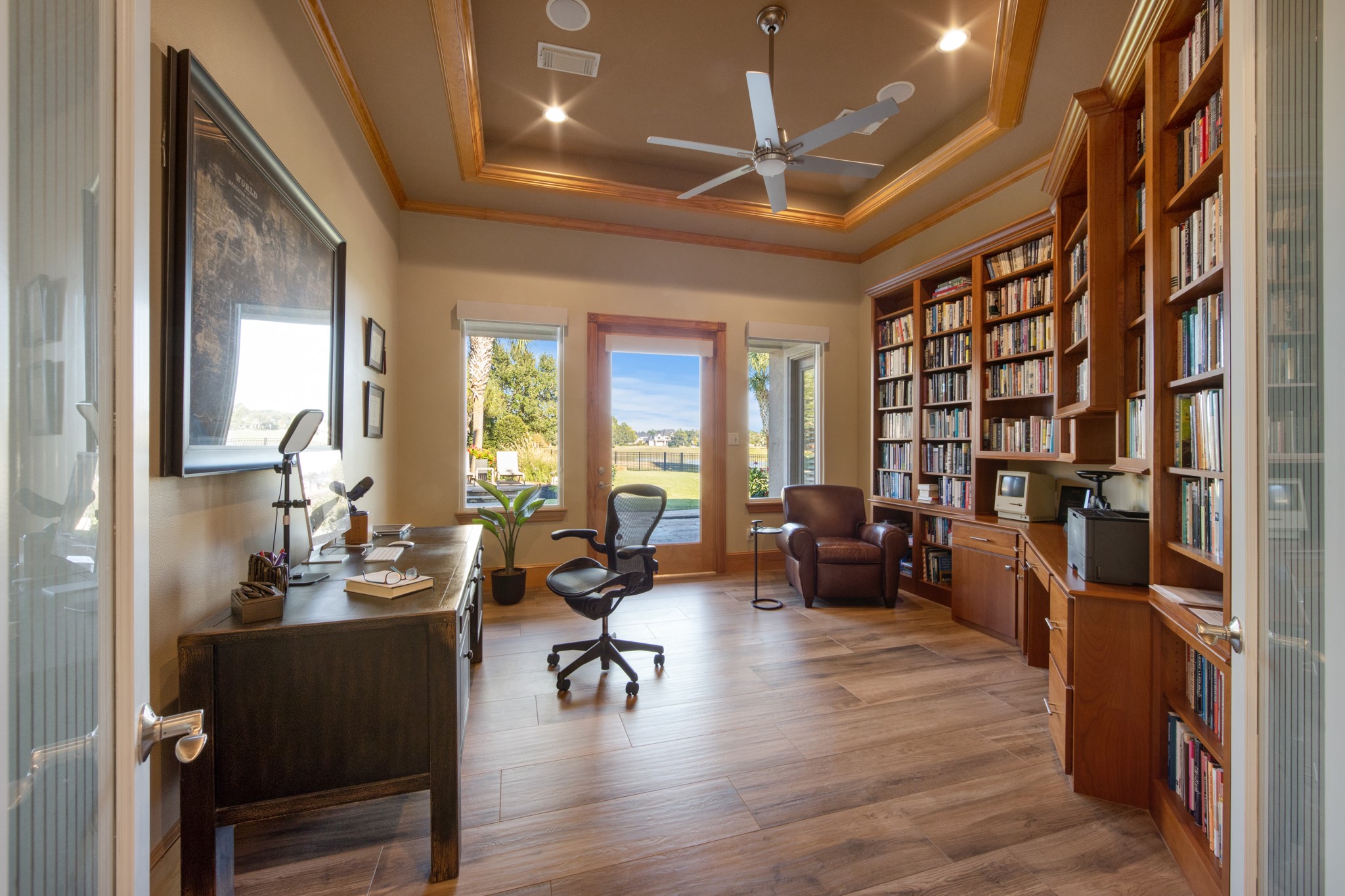 15702 Knauff Ranch Court Cypress, TX 77429 - Photo 21 of 50 a living room with furniture and wooden floor