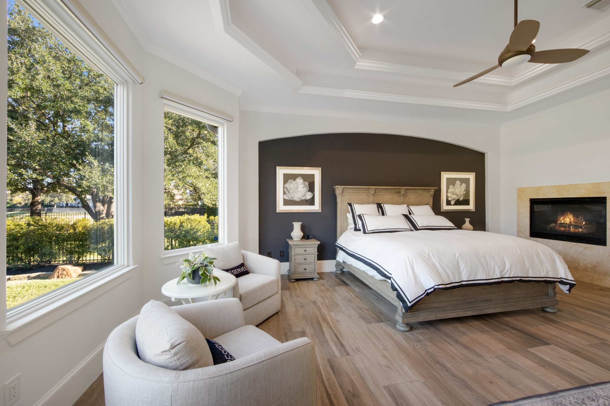 15702 Knauff Ranch Court Cypress, TX 77429 - Photo 23 of 50 a bedroom with a bed and wooden floor