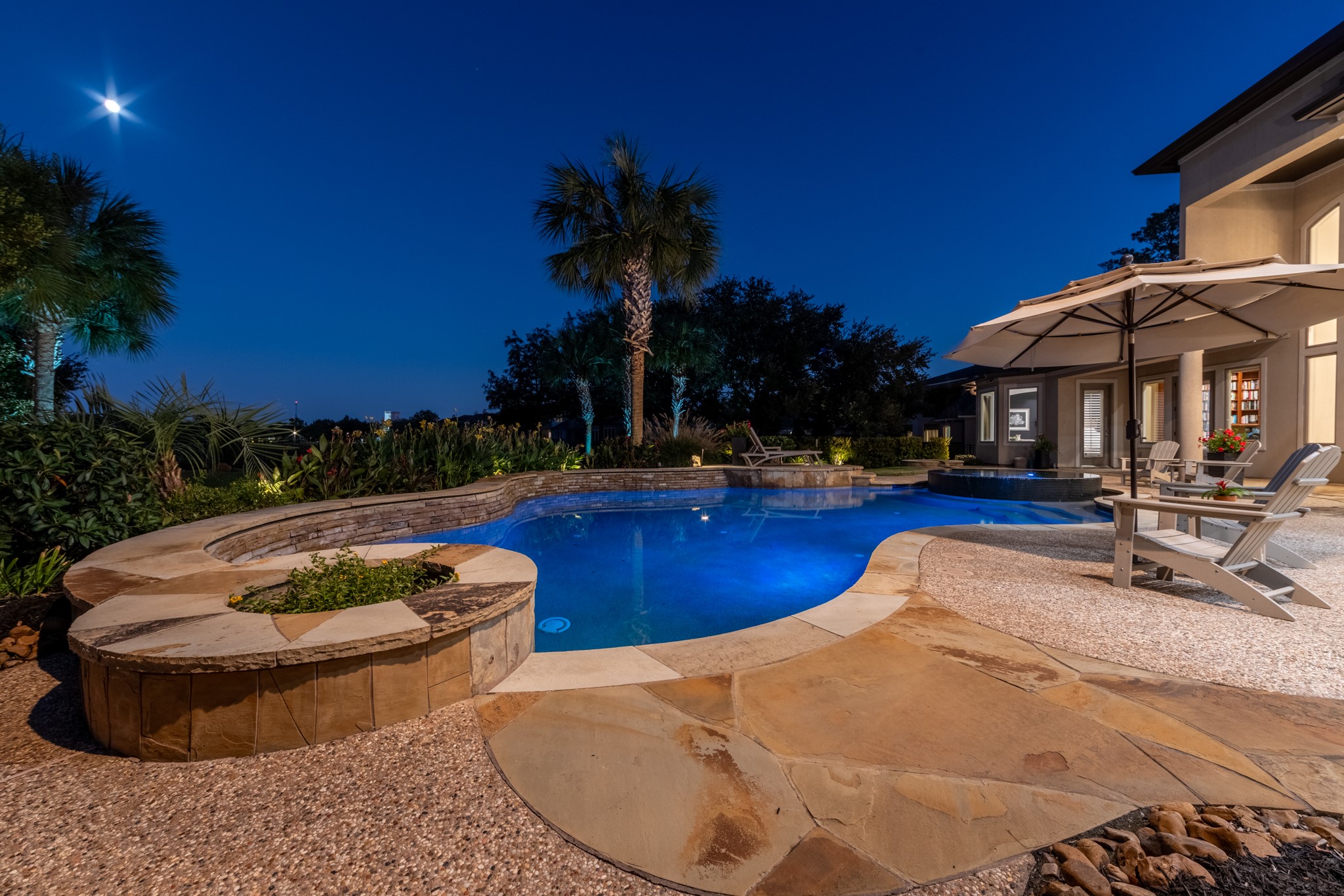 15702 Knauff Ranch Court Cypress, TX 77429 - Photo 45 of 50 a view of a swimming pool with an outdoor seating