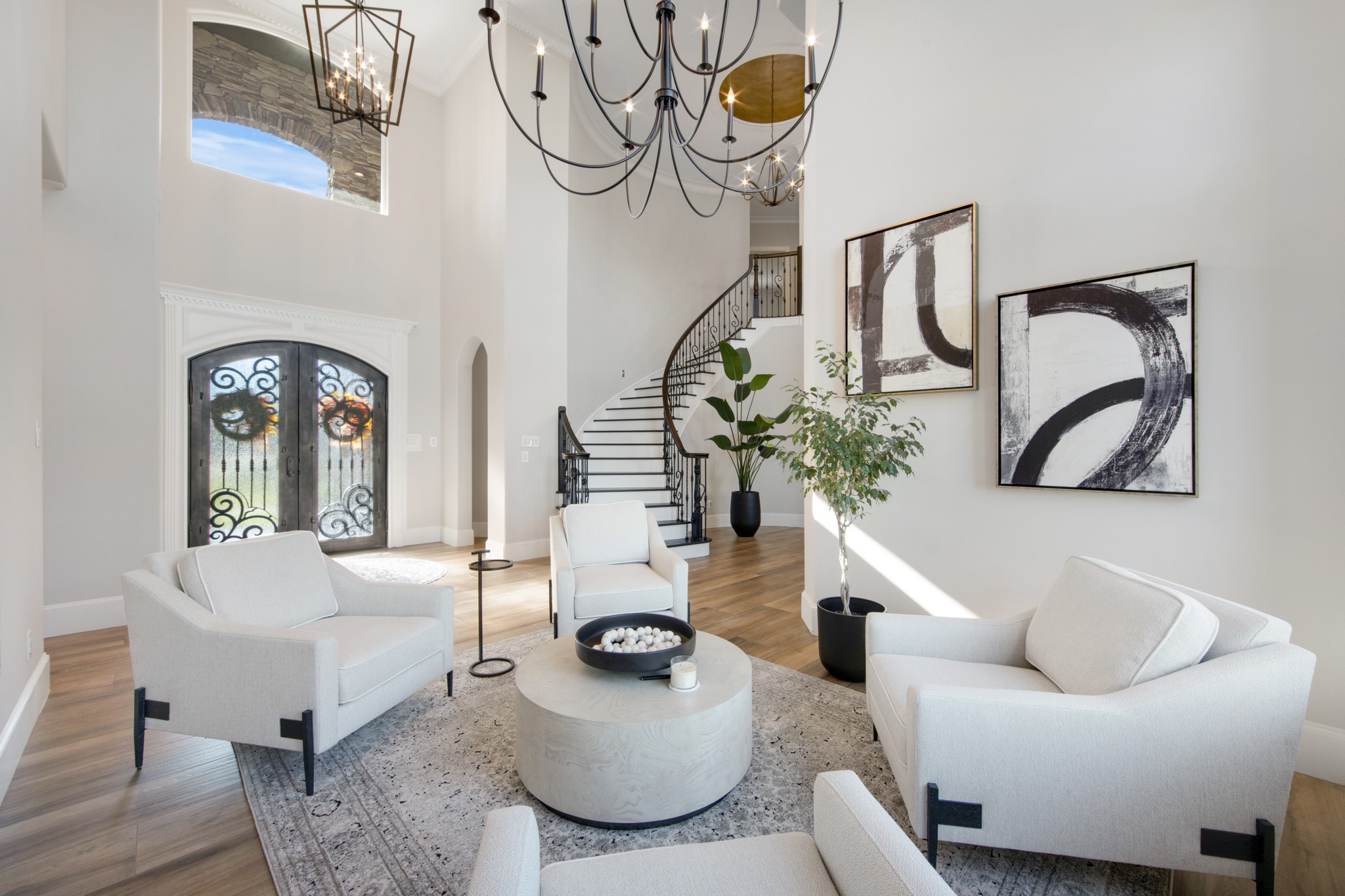 15702 Knauff Ranch Court Cypress, TX 77429 - Photo 8 of 50 a living room with furniture and a potted plant