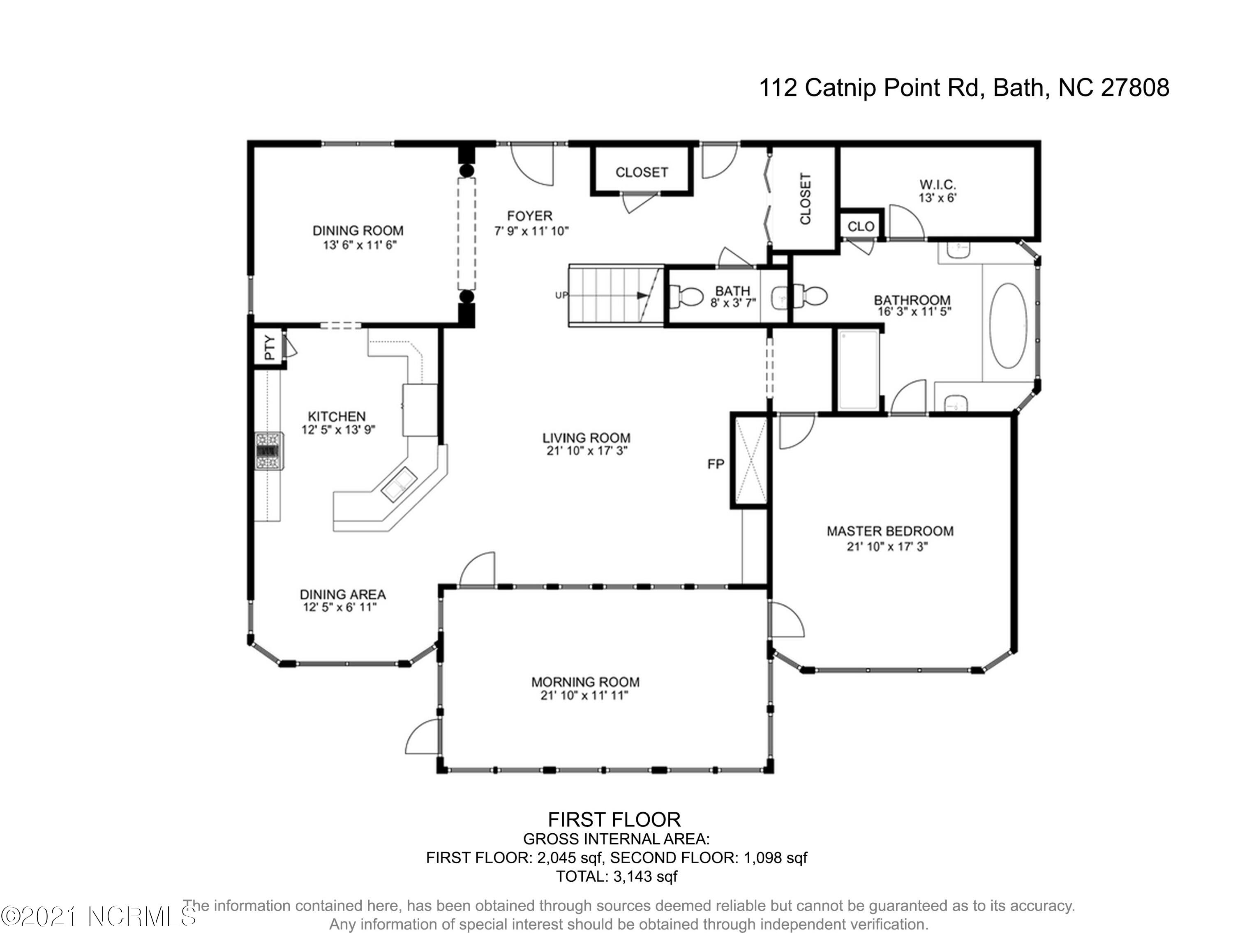 112 Catnip Point Road Bath, NC 27808 - Photo 54 of 56 112 CatnipPt FirstFloor