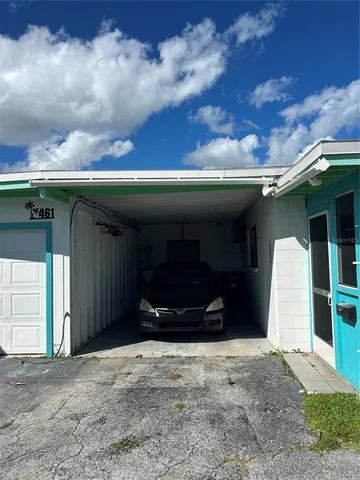 a view of a car garage